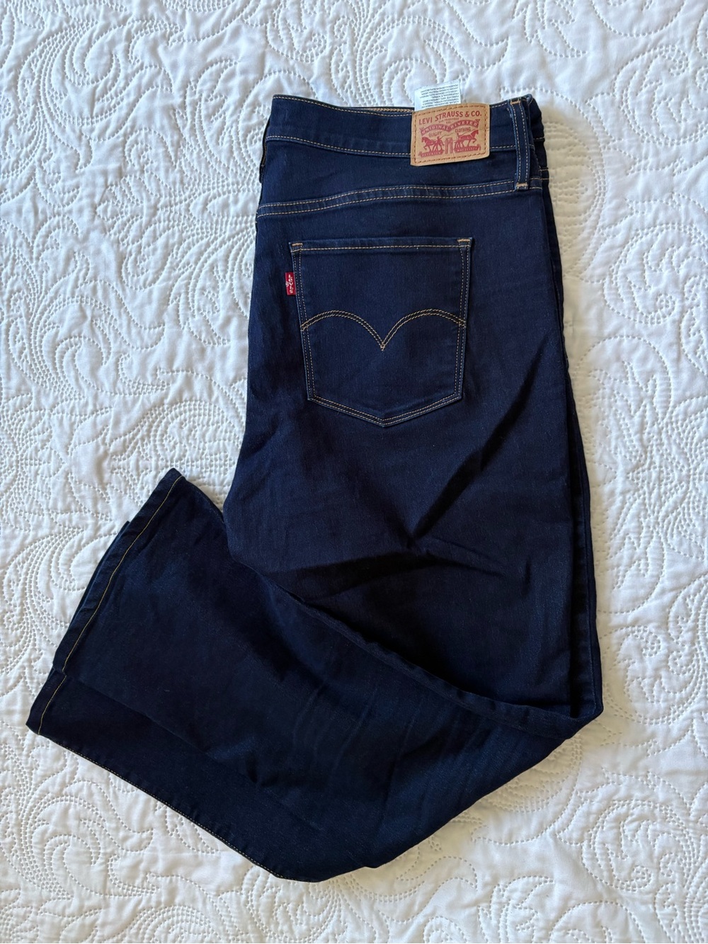 Levi's Dark Indigo bootcut Leg Jeans